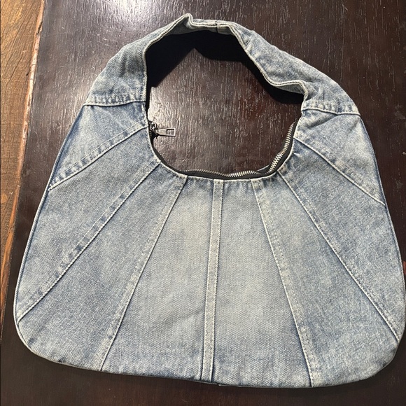 Denim Hobo Bag purse - Picture 5 of 10